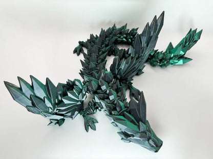 Dragón Winged: Negro Verde